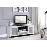 Infinity Mirrored & Faux Diamonds TV Stand (Assembled)