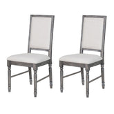 Electra and Weathered Grey Open Back Side Chairs (Set of 2)