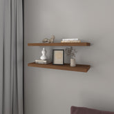 Floating Shelf Dallas, Living Room, Mahogany