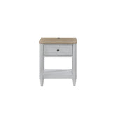 Small Teen Nightstand - Cement and Sand