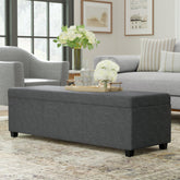 Quasar Extra Large Storage Ottoman Bench