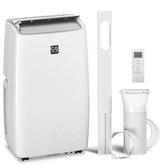 12000 BTU Portable Air Conditioner, AC Unit with Cool, Dehumidifier, Fan, 550 Sq. ft, 24H Timer On Off, Window Kit