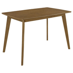 Poseidon Off-white and Chestnut 5-piece Dining Set
