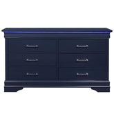 SHOWCASE BLUE DRESSER WITH LED