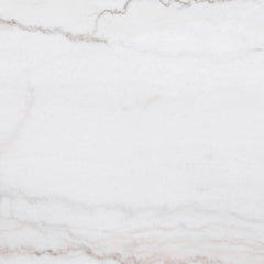 Demeter White and Charcoal Round Marble Top Side End Table
