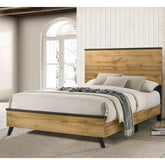 Iphigenia Natural Pine Queen Panel Bed