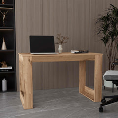 Tiara Rectangle Computer Desk Smokey Oak