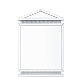 Chronos Mirrored, Faux Ice Cube Crystals Accent Mirror