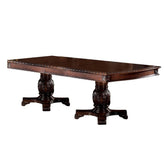 Epimetheus Cherry Finish De Ville Dining Table w/ Extension Leaf