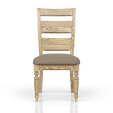 Demeter Back Side Chair - Caramel Finish (Set of 2)