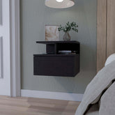 Avalon Wenge 1-Drawer Floating Nightstand