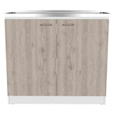 Millennium Sink Vernal, Kitchen, Smokey Oak / Light Gray