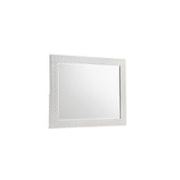 Galaxy Modern Style Mirror Made with Wood in White