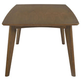Helen Dark Walnut Mid-century Rectangle Dining Table