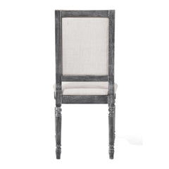 Electra and Weathered Grey Open Back Side Chairs (Set of 2)