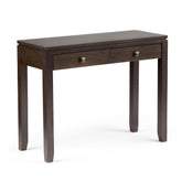 Gallery 38 inch Wide Solid Wood Console Sofa Table in Mahogany Brown