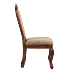 Quasar and Cherry Solid Back Side Chairs (Set of 2)