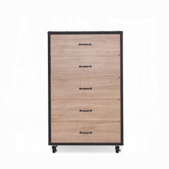 Pluto Light Oak 5-Drawer Chest