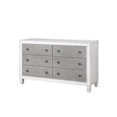 Sanctuary Rustic Gray & Weathered White Finish Dresser