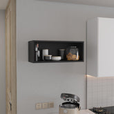 Waltz 30" Wide x 12"H Open Wall Cabinet, Wall Shelf, Storage Cabinet, Cube Shelf Bedroom, Office, Living Room, Garage