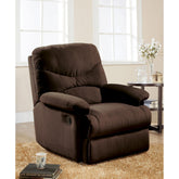 Valhalla Chocolate Microfiber Motion Glider Recliner