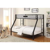 Camelot Sandy Black Finish Twin XL/Queen Bunk Bed