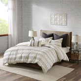 Quasar King Cotton Jacquard Duvet Cover Mini Set