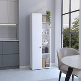 Neptune Kitchen Pantry Storage Cabinet With and Five Interior and Exterior Shelves