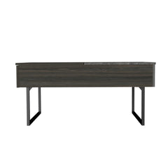 Hades Rectangle Lift Top Coffee Table Carbon Espresso and Onyx