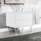 Chronicle White Finish Accent Table