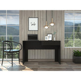 Wenge 1-Drawer Computer Desk