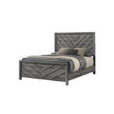 Clytemnestra Modern Style Twin Bed Made with Wood in Gray