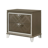 Fable Dark Champagne Finish Nightstand