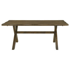 Ares Knotty Nutmeg Rectangular Dining Table