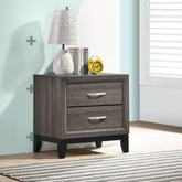 Rhapsody Grey Oak 2-Drawer Nightstand