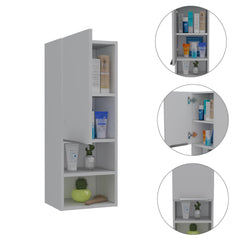 Clytemnestra Rectangle 2-Shelf Medicine Cabinet White