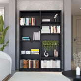 Wenge 2 Piece Living Room Set with 2 Bookcases