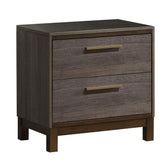 Ares Contemporary Style Night Stand, Antique Gray