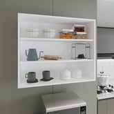 Waltz 36" Wide x 30"H 3-Tier Open Wall Cabinet, Wall Shelf, Storage Cabinet, Cube Shelf Bedroom, Office, Living Room, Garage White