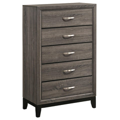 Artemis Grey Oak 5-Drawer Chest