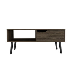 Millennium Haven 1-Drawer 1-Shelf 12-Bottle Wine Cabinet Dark Walnut