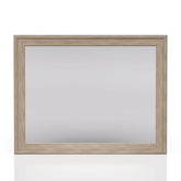 Genesis Colored Rectangle Wood Mirror