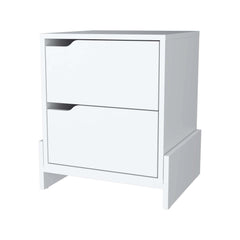Symphony 2-Drawer Nightstand in White