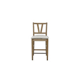 Mercury Height Slat Back Chair - Almond (Set of 2)