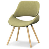 Exhibition - Bentwood Dining Chair - Acid Green / Light Brown