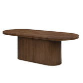 Demeter Oak Finish Dining Table