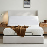 Lyra 4.0 Ergonomic Queen Size Adjustable Bed Frame, Adjustable Bed Base with Head and Foot Incline, Electric Base w/Wireless Remote Control, Massager