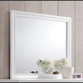 Asgard White Finish Mirror