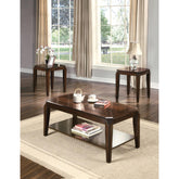 Chronicle 3PC Pack Coffee (Quantity of 1) w/ End Table (Quantity of 2) Set
