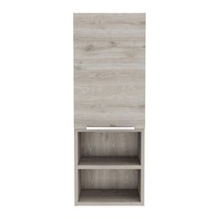Light Grey 2-Shelf Bathroom Cabinet